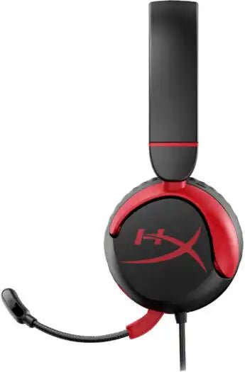 HyperX Cloud Mini, Wired Gaming Headset, Tuck - away Boom Microphone, Immersive Audio, Comfortable And Lightweight, Volume Level Below 85 dB, Multiplatform Compatibility, For Ages 8 - 12, Black | 7G8F4AA - Vektra Computers LLC HyperX Cloud Mini, Wired Gaming Headset, Tuck - away Boom Microphone, Immersive Audio, Comfortable And Lightweight, Volume Level Below 85 dB, Multiplatform Compatibility, For Ages 8 - 12, Black | 7G8F4AA - Vektra Computers LLC